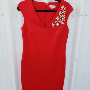 Calvin Klein Red Dress